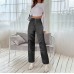 European and American cross-border foreign trade women's overalls high-waist slim casual pants wide-leg pants women's summer pants women's summer