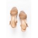 Token Beige Wedge Sandal