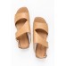 Alyssa Tan Leather Sandal